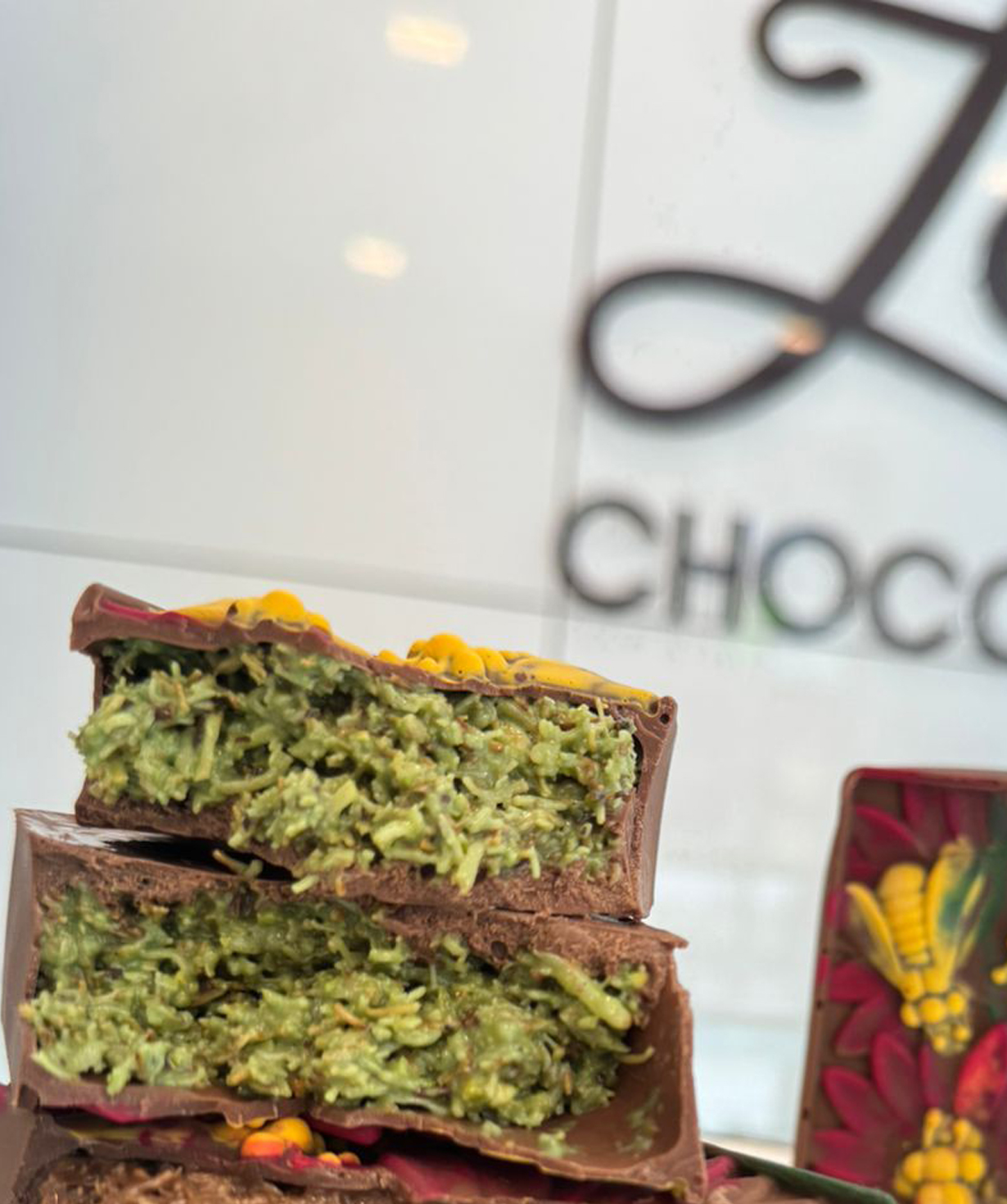 Dubai chocolate «Lara Chocolate Gallery» with pistachios №3