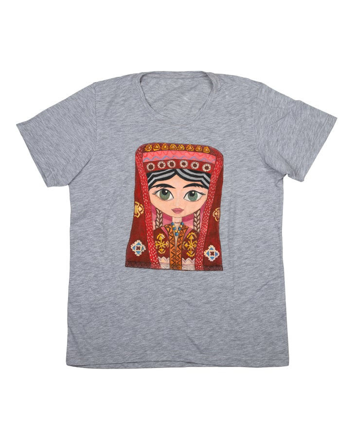 T-shirt `SusArt` girl in a national costume
