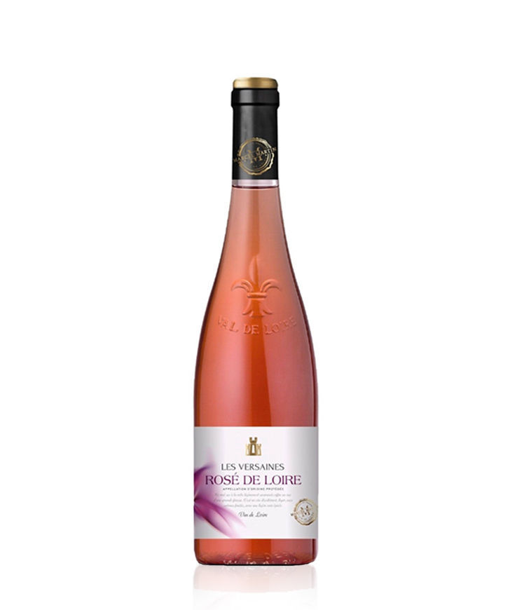 Wine `Les Versaines` Rosé de Loire pink dry 750 ml
