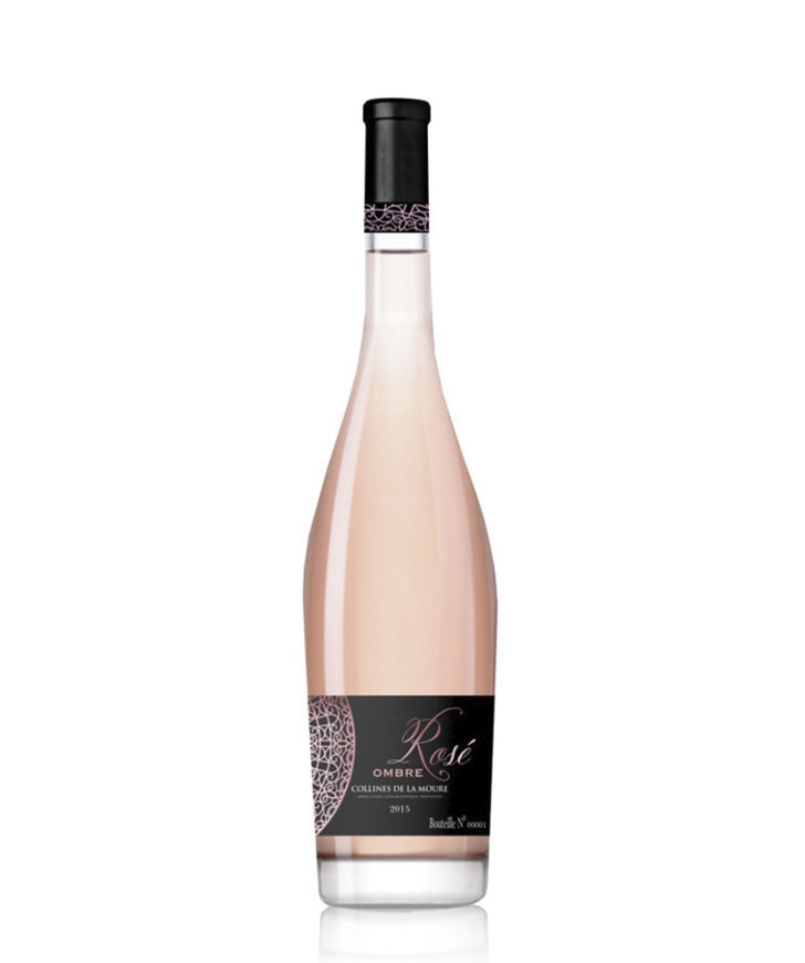 Wine `Collines de la Moure` dry rosé 750 ml