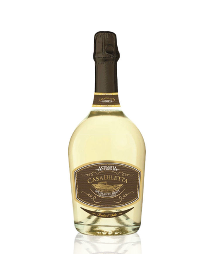 Sparkling wine `Casa Diletta` yellow 750 ml