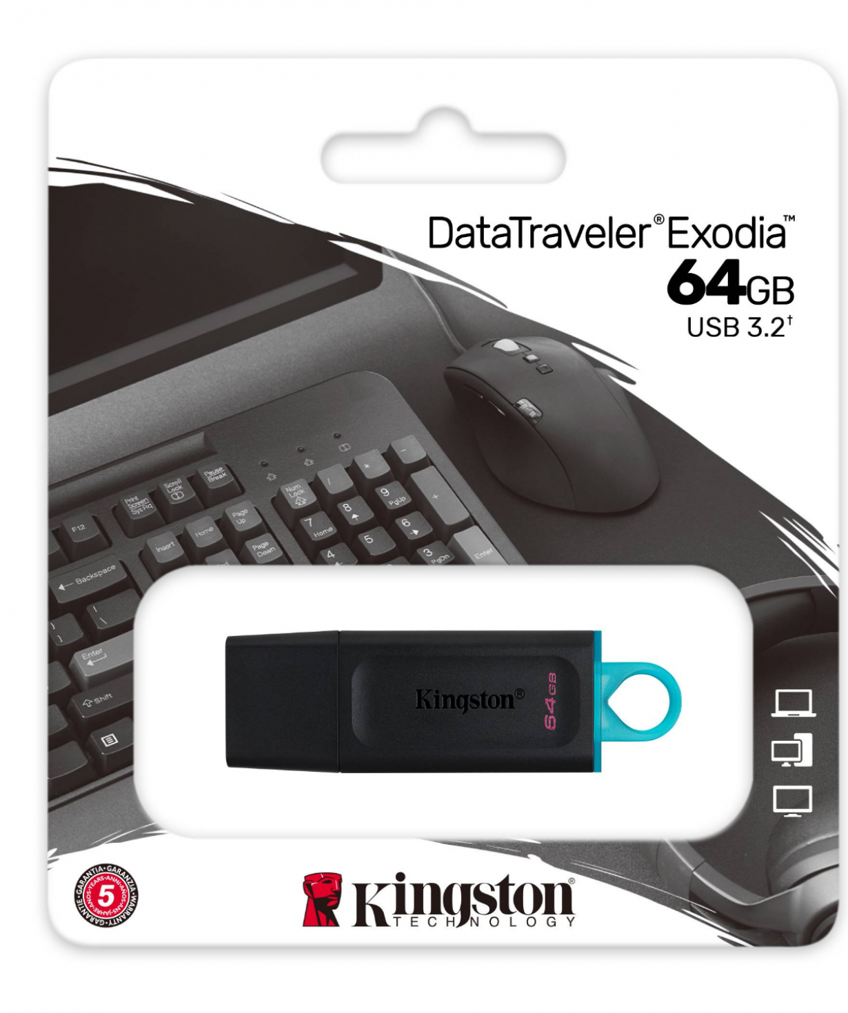 Флешка «Kingston» 64GB DataTraveler DTX