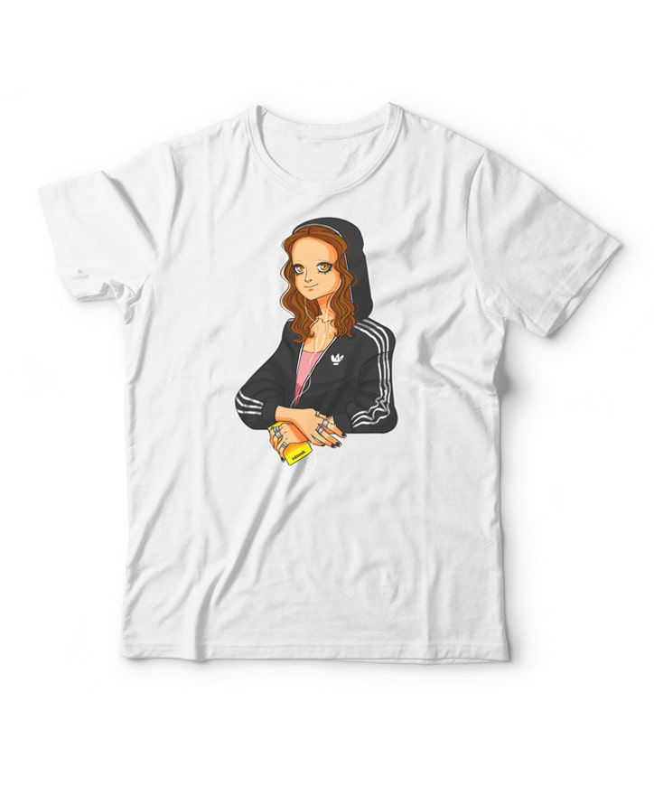 T-shirt `3 dzook` `Mona Lisa` fan-art