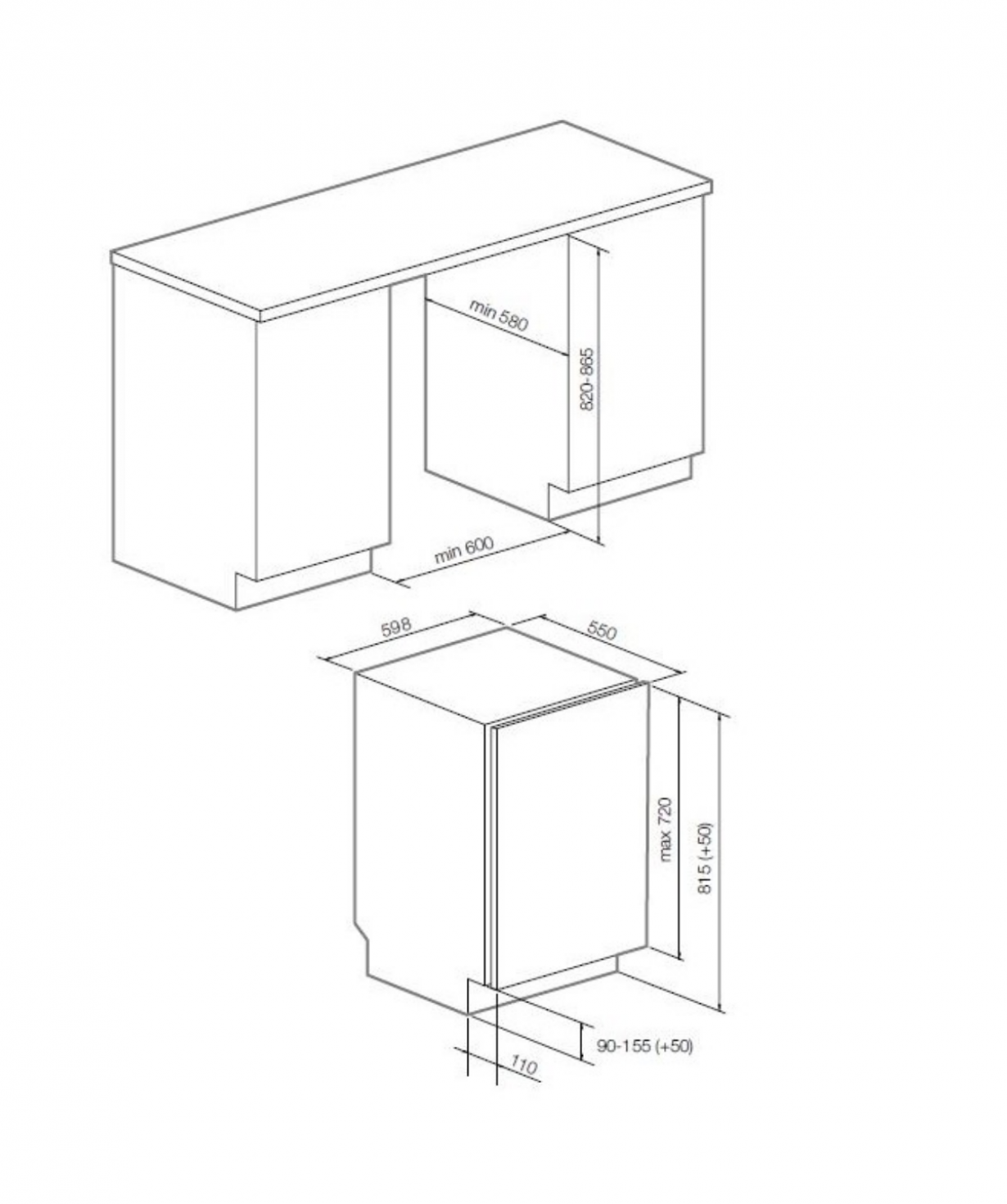 Built-in dishwasher «Graude» VG60.1