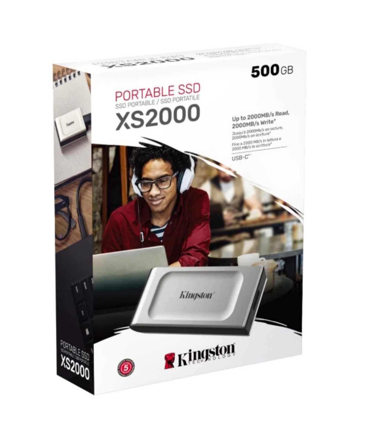 Hard disk drive «Kingston» External 500GB SXS2000/500G