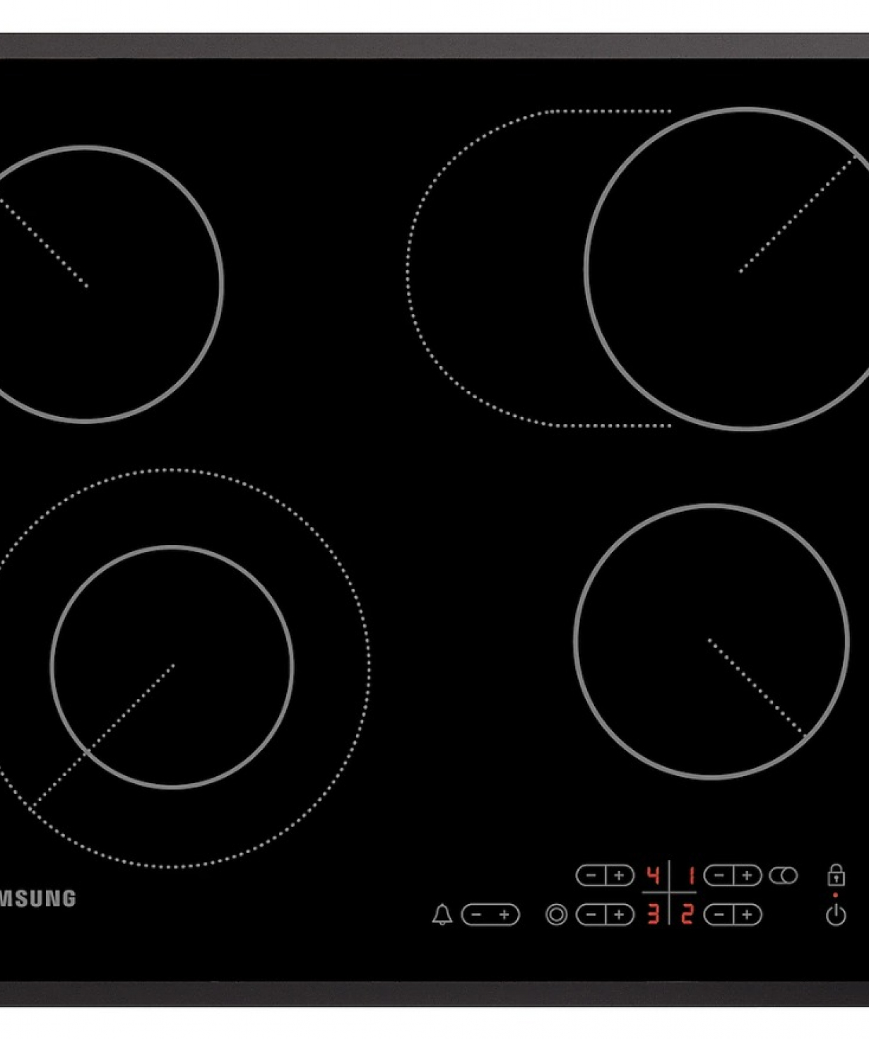 Встраиваемая плита «Samsung» NZ64T3516BK/WT