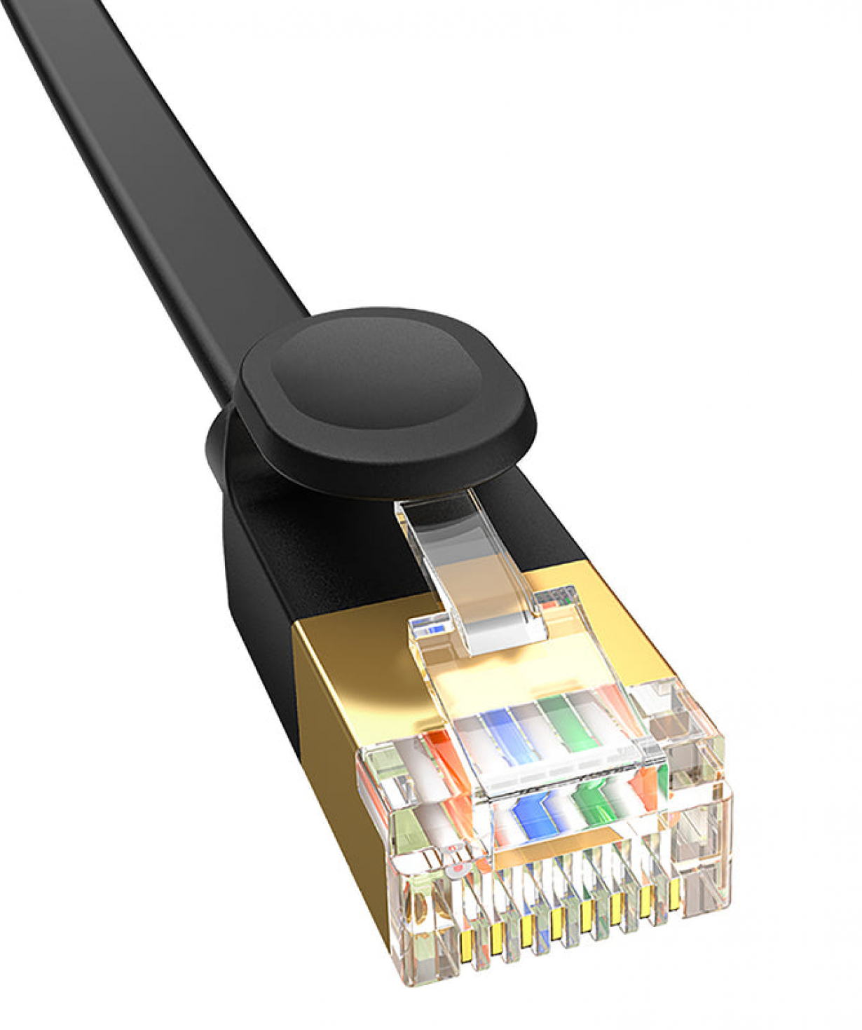 Кабель «Baseus» High Speed CAT7 10Gigabit, 5m Cluster Black B00133207111-04