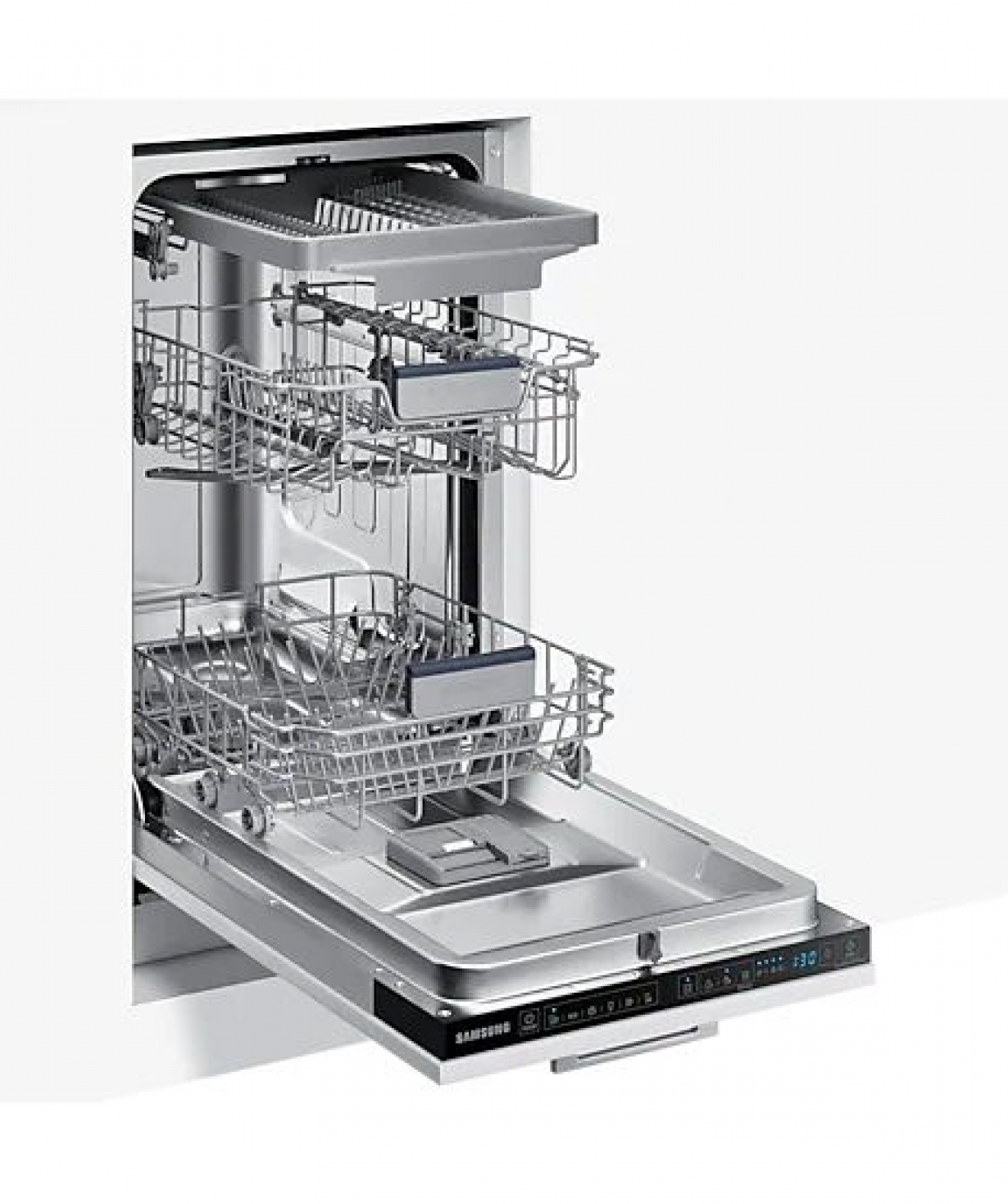 Ներկառուցվող սպասք լվացող մեքենա «Samsung» DW50R4050BB/WT