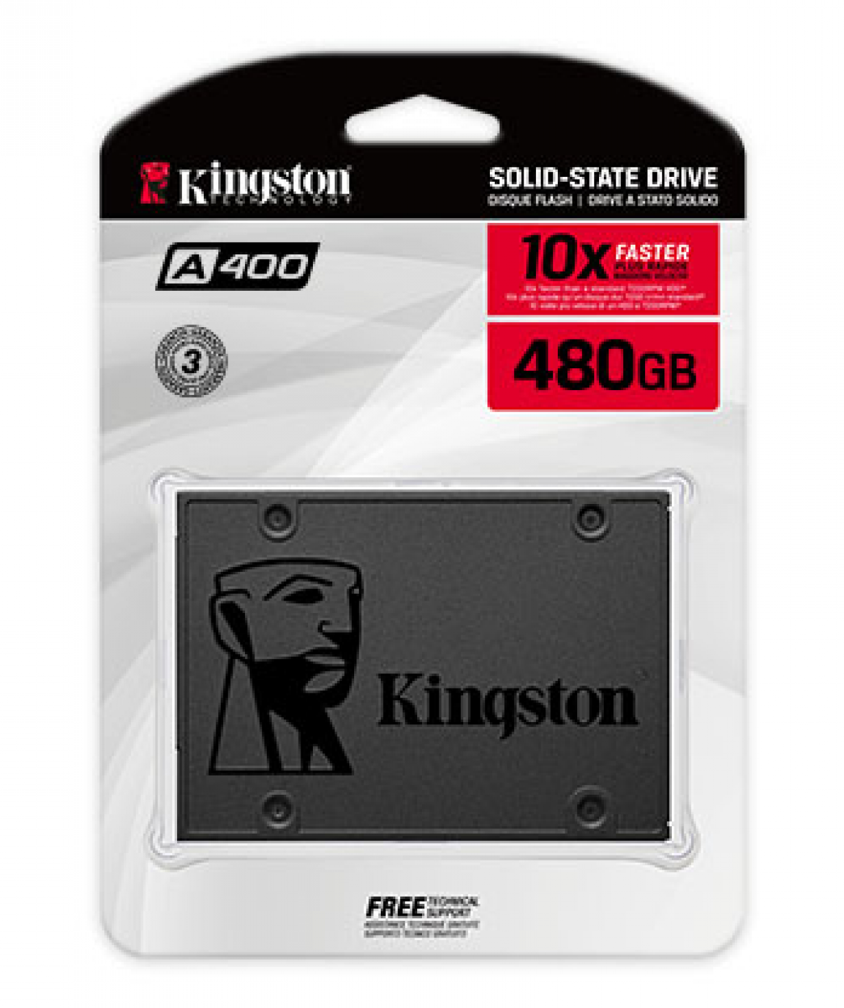 Жесткий диск «Kingston» SSD 480GB A400