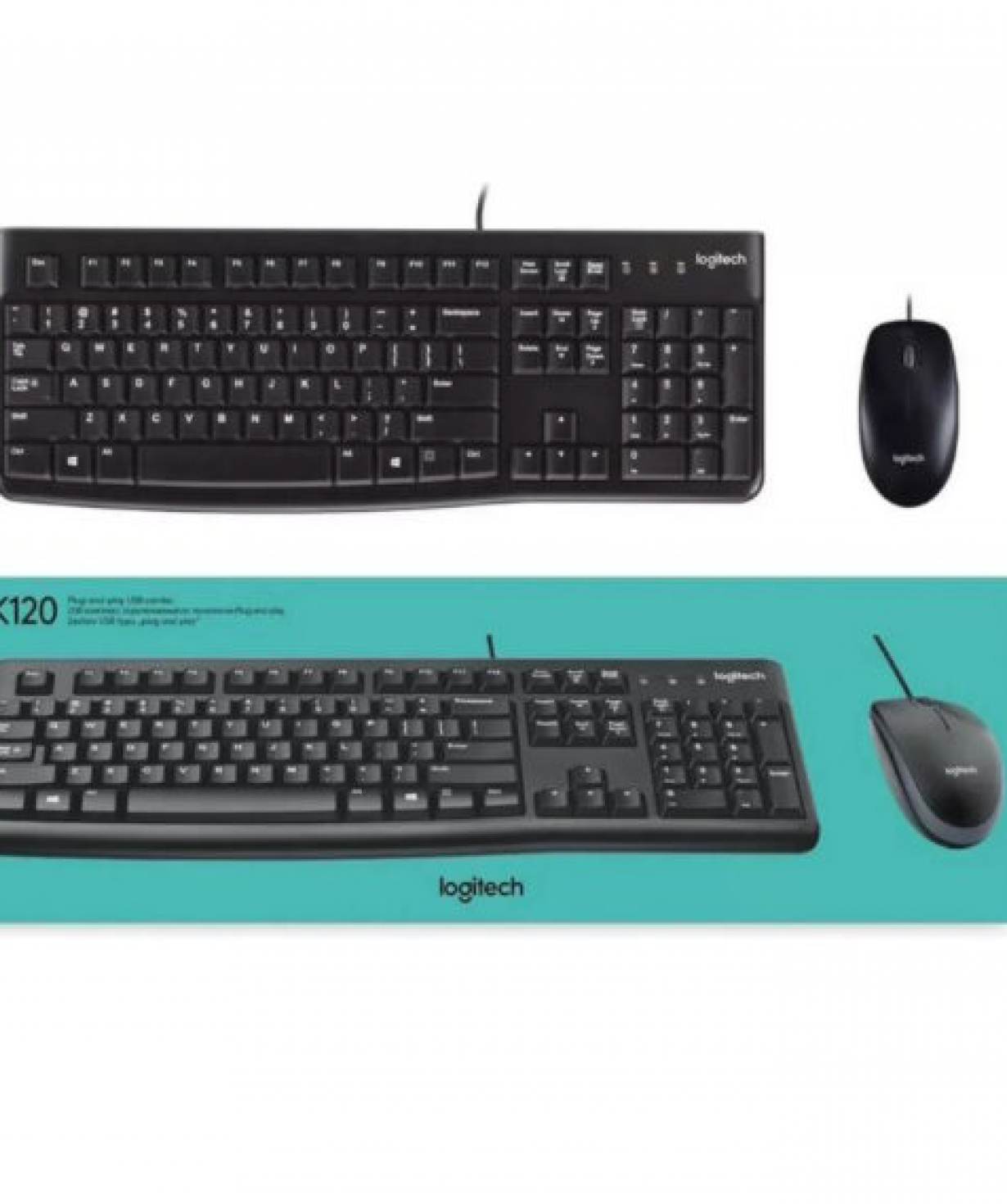 Keyboard and mouse «Logitech» MK120 (L920-002561)