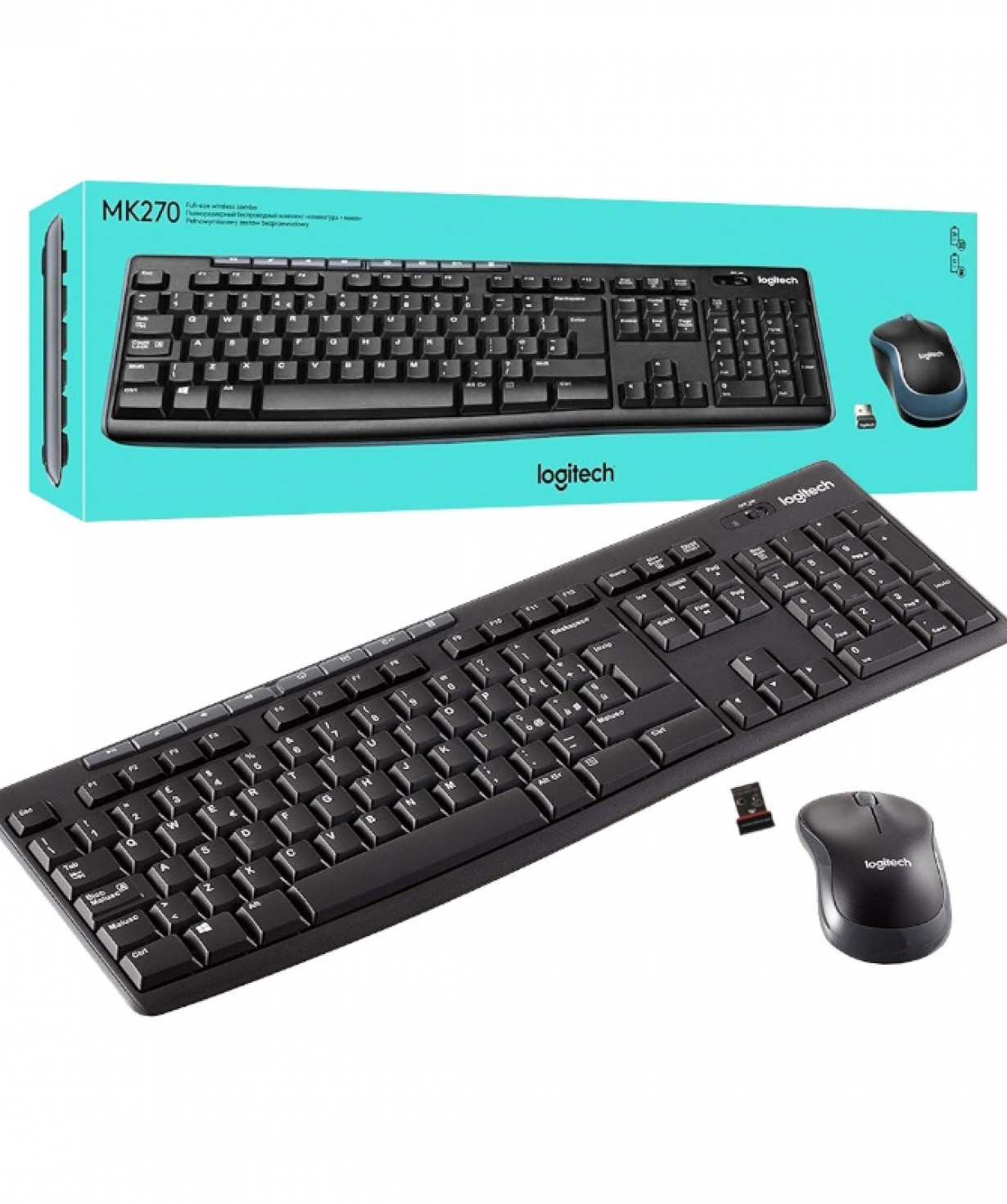 Ստեղնաշար և մկնիկ «Logitech» MK270 (L920-004518)