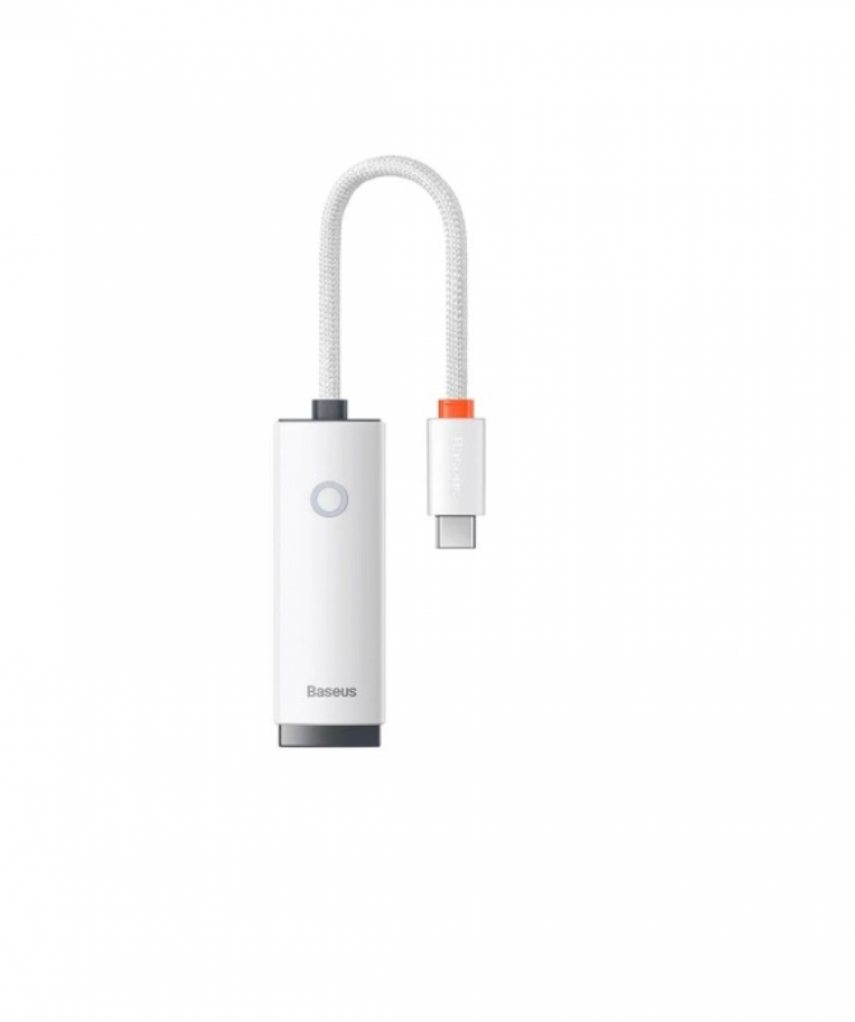 Адаптер «Baseus» Lite Type-C to RJ45 LAN Port (100Mbps) White WKQX000202