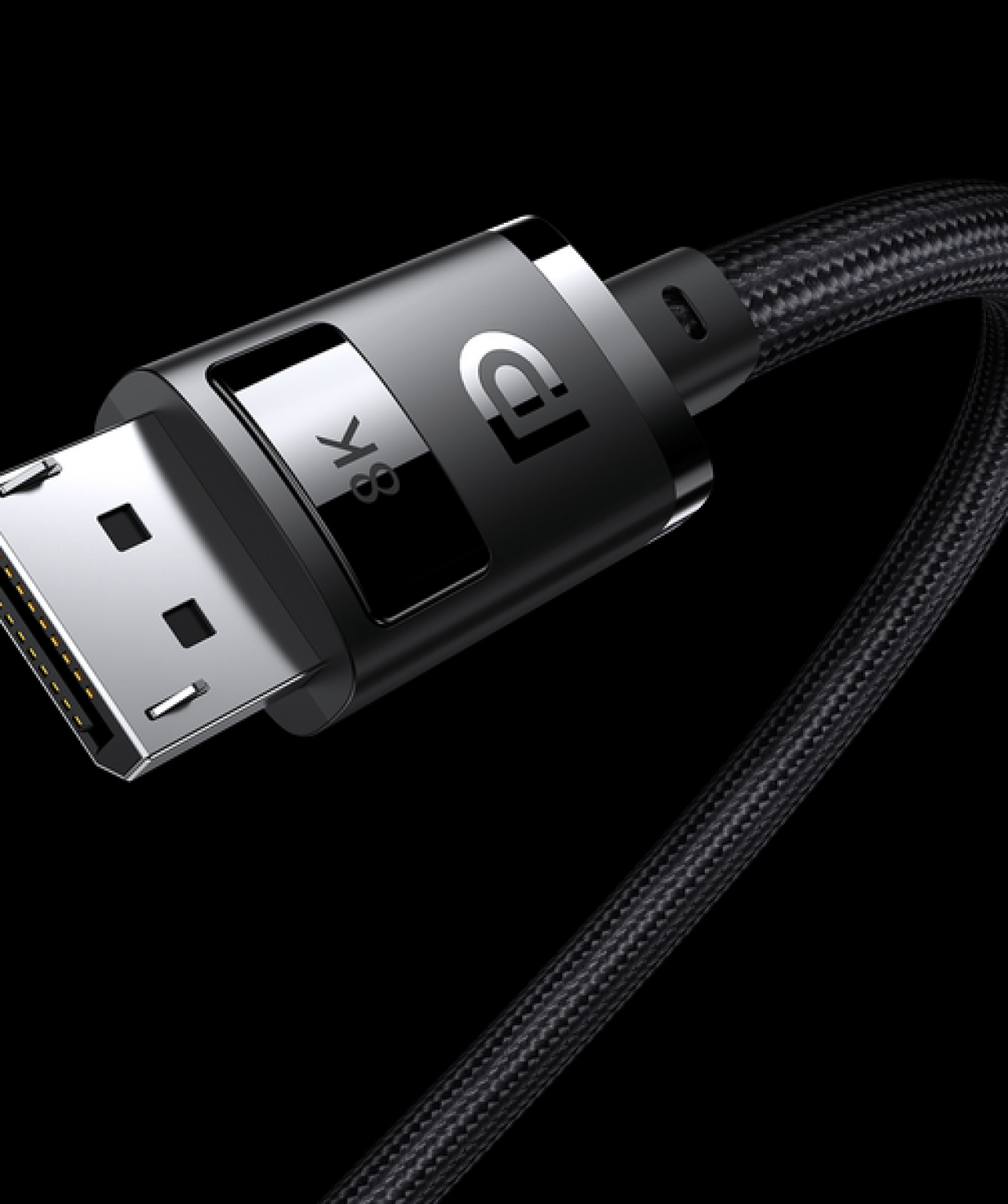 Кабель «Baseus» High Definition Series DP 8K to DP 8K, 2m Cluster Black B00633706111-02