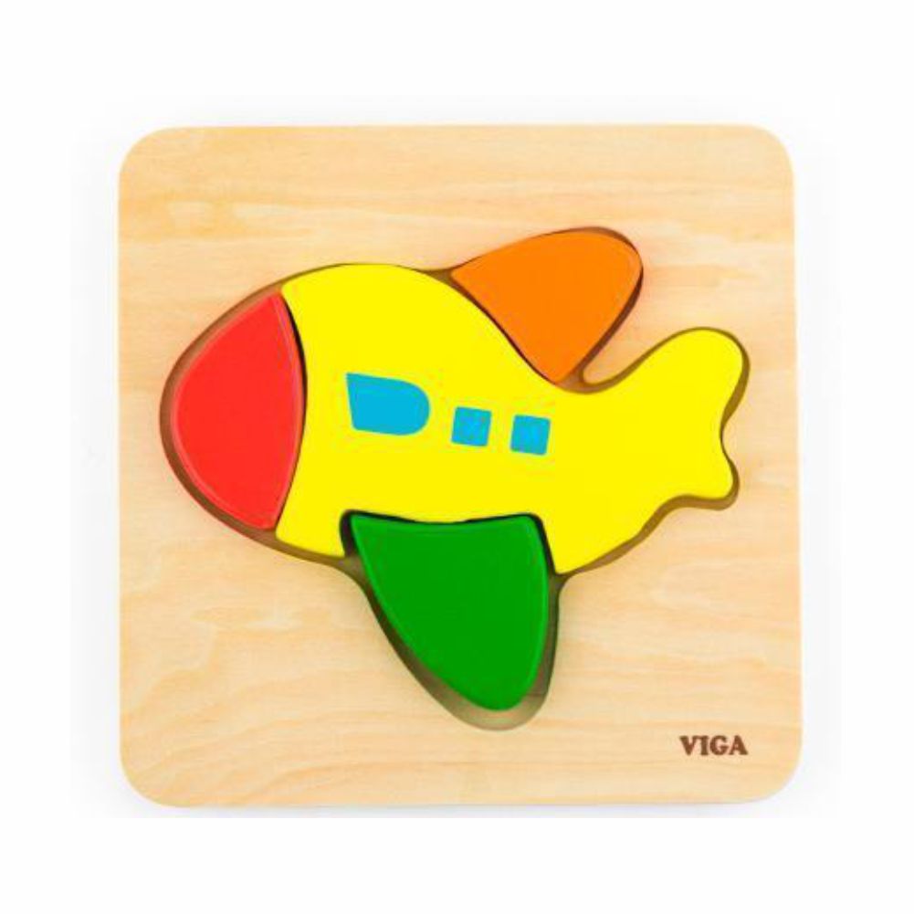 Puzzle wooden `Plane`