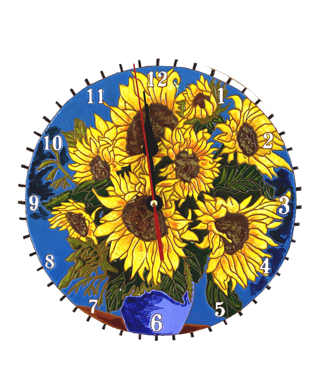 Настенные часы «ManeTiles» керамические №5