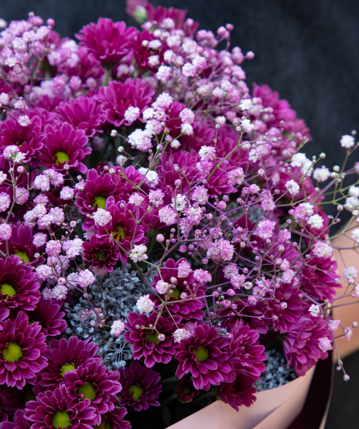 Bouquet «Kissingen» with chrysanthemums