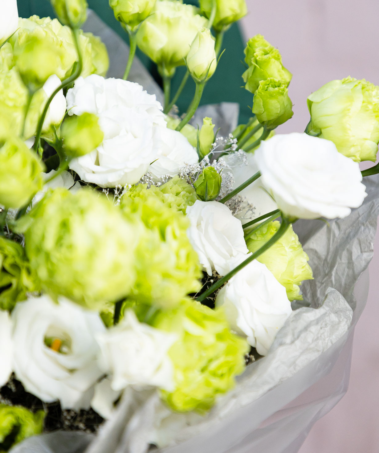 Букет «Caprice» с лизиантусом №49