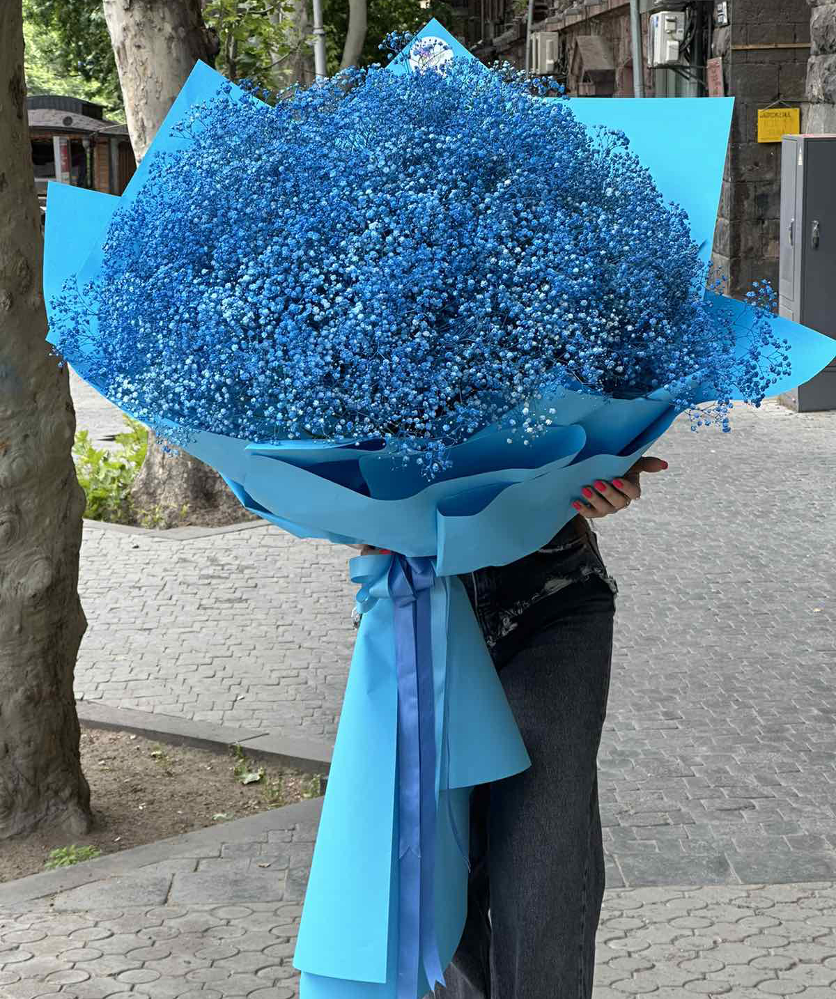 Bouquet «Altertheim» with gypsophilas