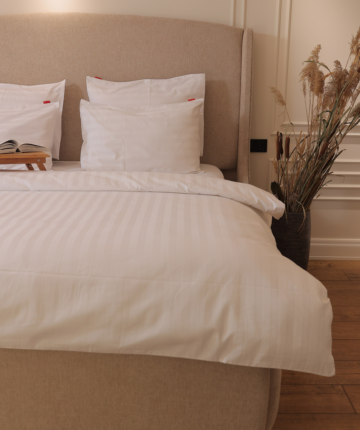 Bedding set «Jasmine Home» double, white