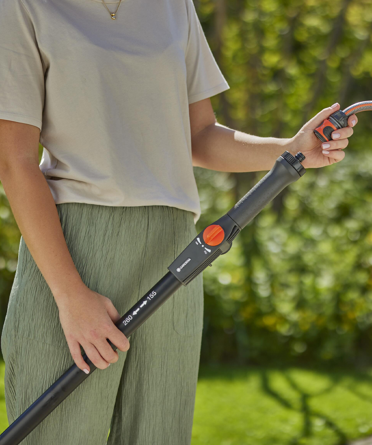 Waterflow handle «Gardena» 155-260 cm