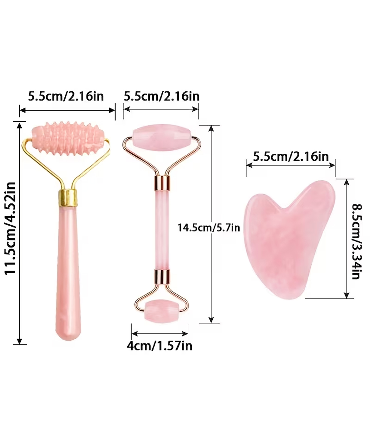 Face massage set «Pink»