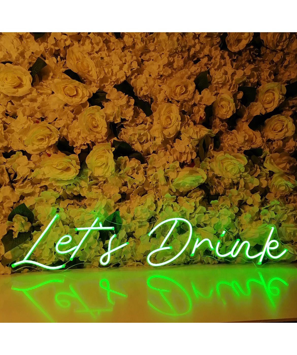 Neon light «ANeon» Let's Drink, 60 x 10 cm