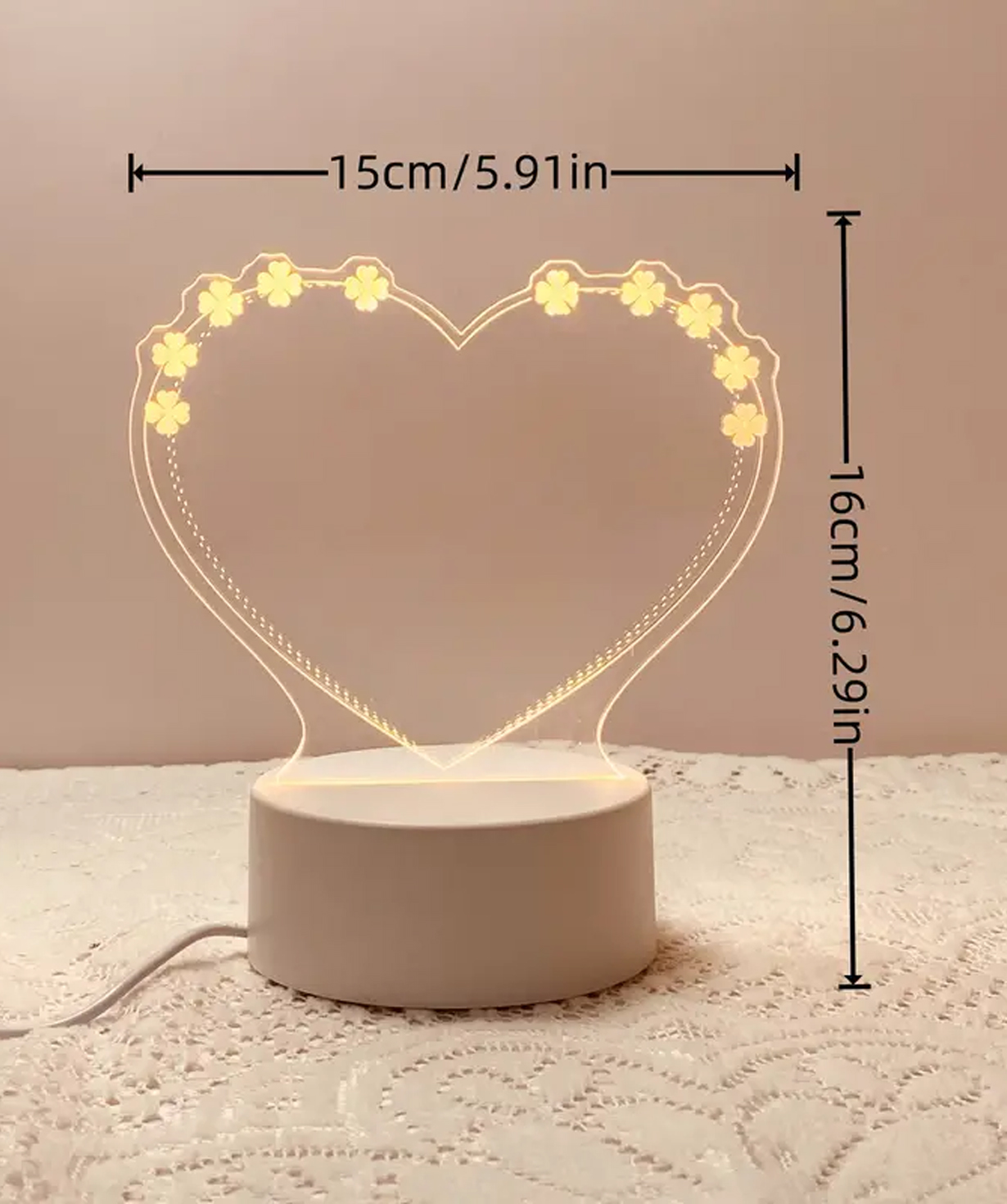 LED Lamp «Gift Store» Heart №2