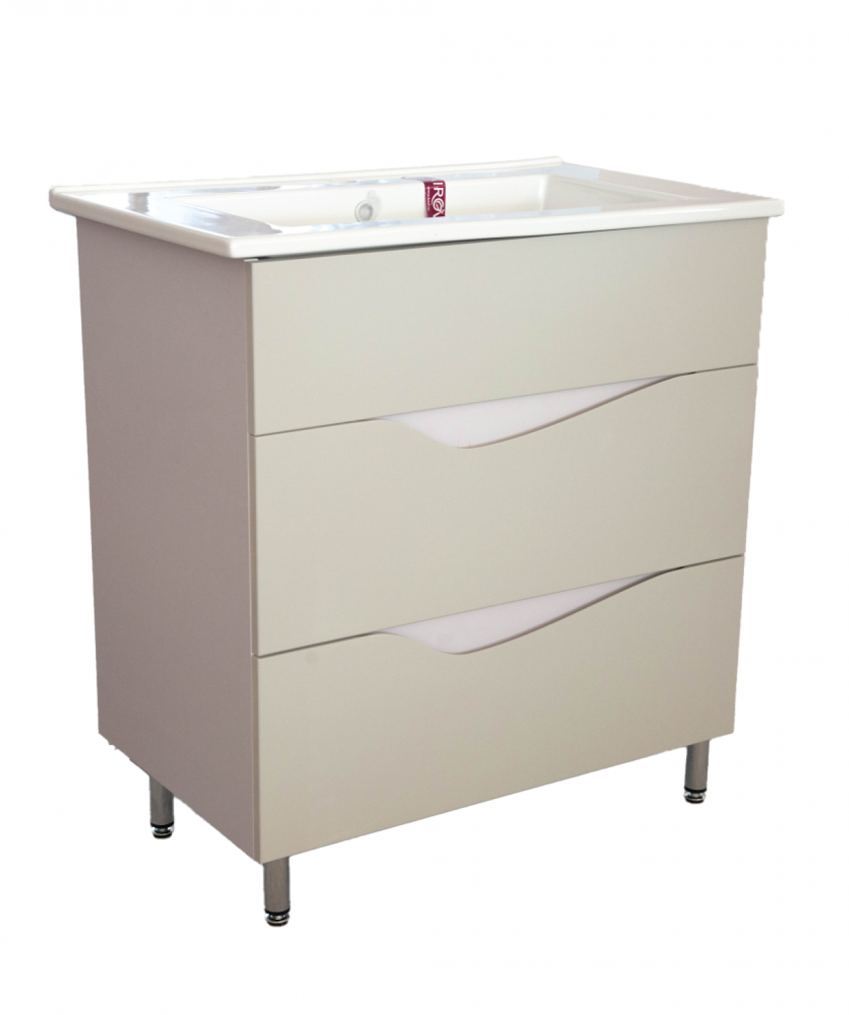 Perla լոգասենյակի PVC կահույք Marea Lux, 715x690x430մմ, կապուչինո մատ