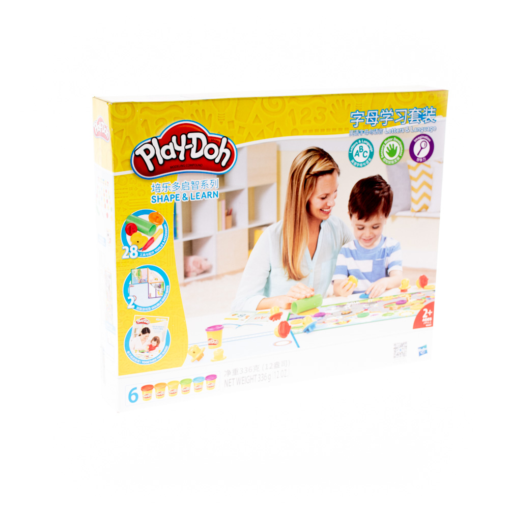 Set `Play-Doh` of plasticine Shape & Learn