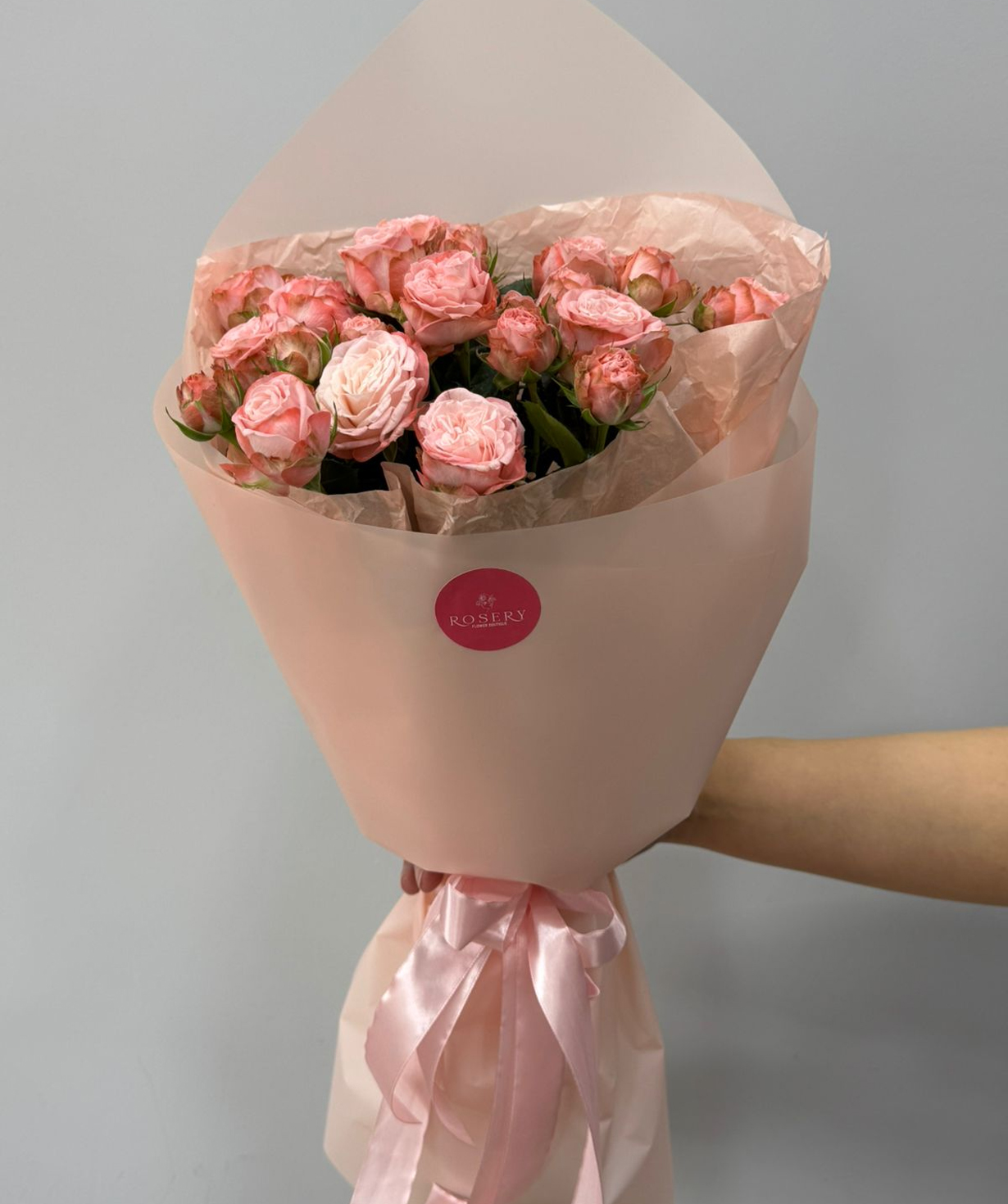 Bouquet «Rosery» with roses №61