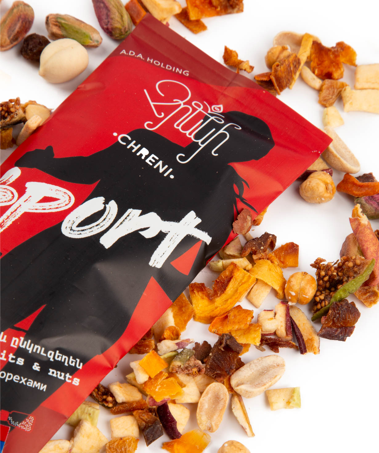 Dried fruits `Chreni Sport` with salted walnuts