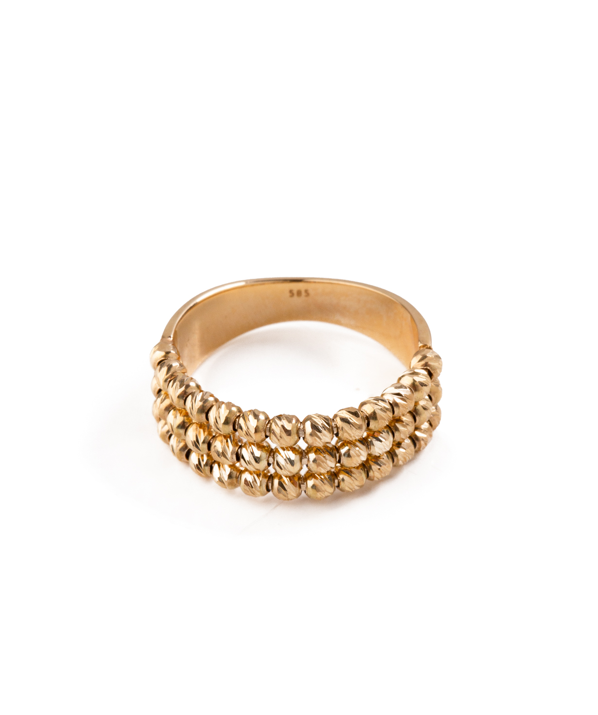 Ring `Less is more` gold №136