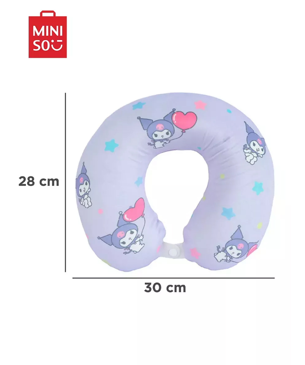 Ճամփորդական բարձ «Miniso» Kuromi №2