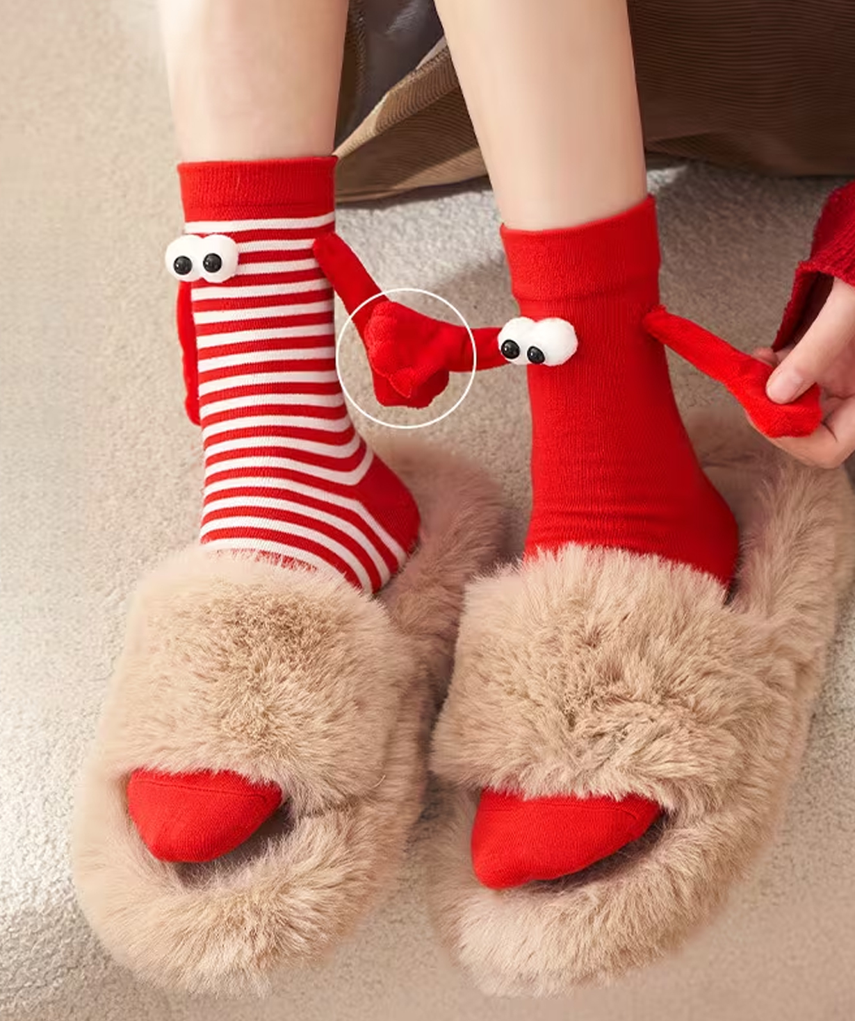 Socks «Holding Hands» 2 pairs