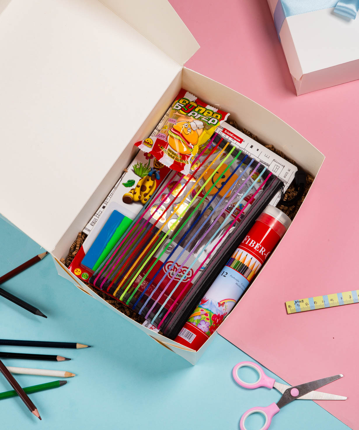 Подарочная коробка «THE BOX» школьная №528