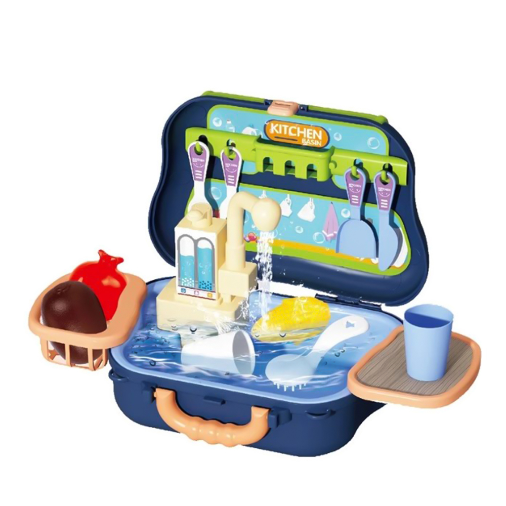 Kitchen set with suitcase