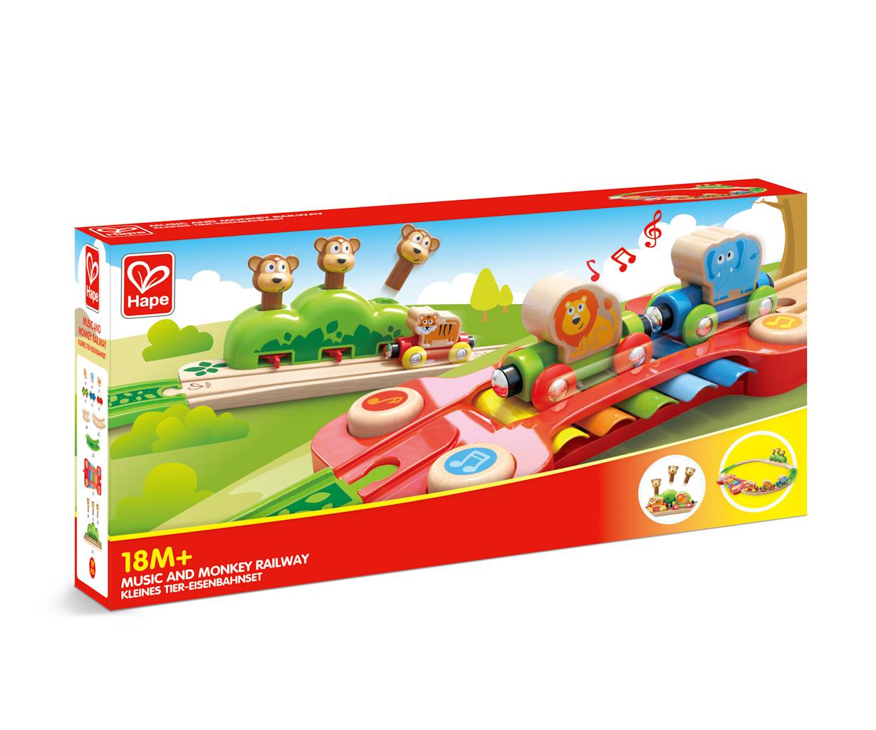 Railroad music and monkeys «Hape» HP-H3825