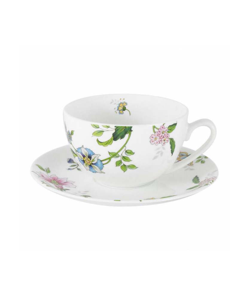 Cup ''Anna Lafarg'' Provence, with a saucer, 250 ml