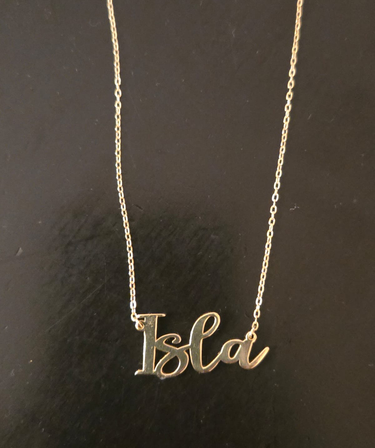 Necklace «Less is more» gold  №162