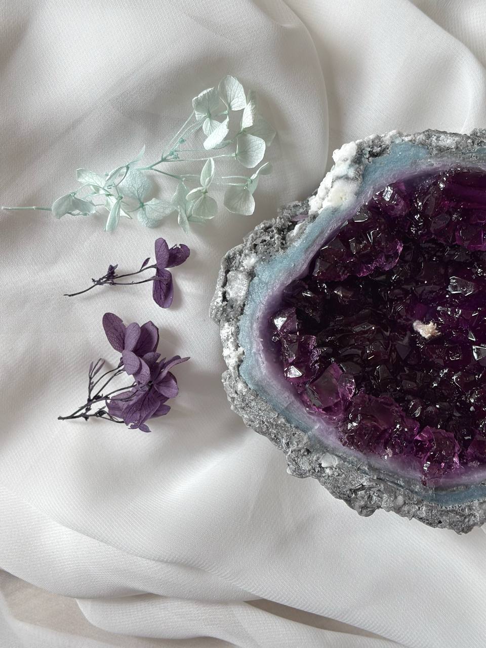 Candle `Light Your Home` Amethyst №3038