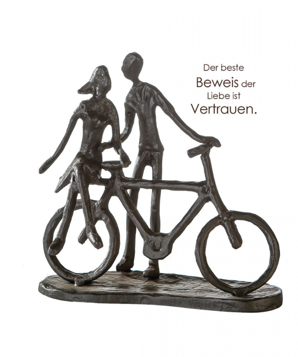 Statuette «Ashley Home» Pair on Bike / 74610