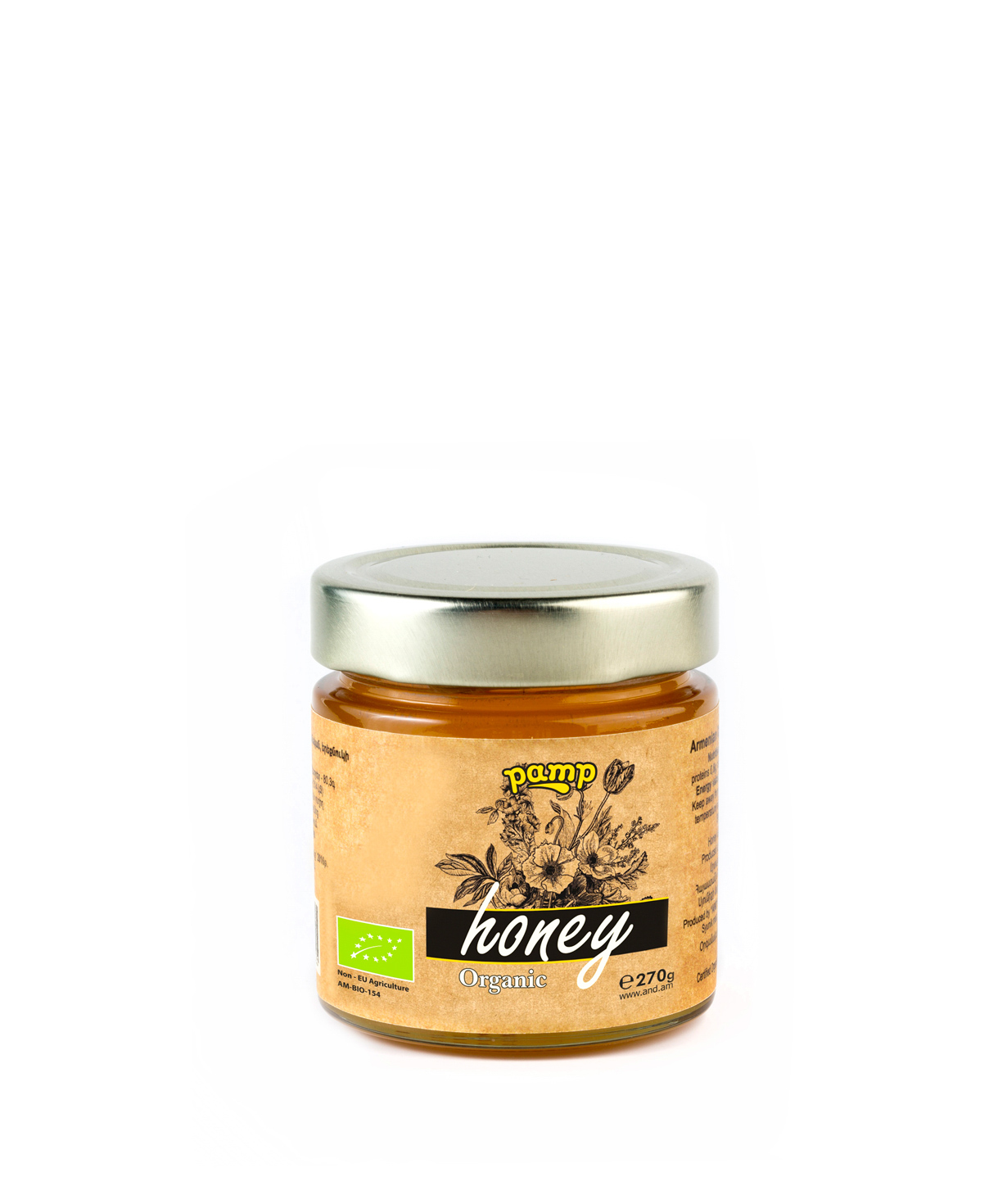 Мед `Pamp Honey` органический 270 г