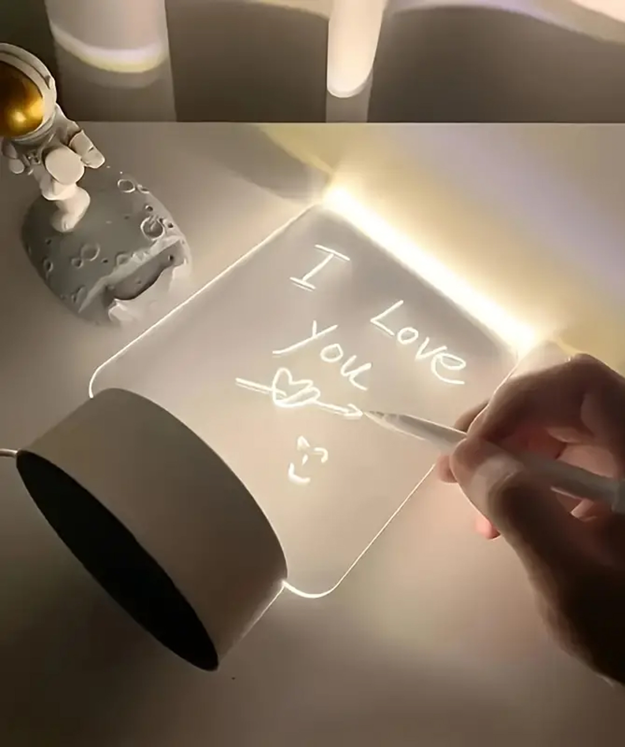 LED Lamp «Gift Store» with a message