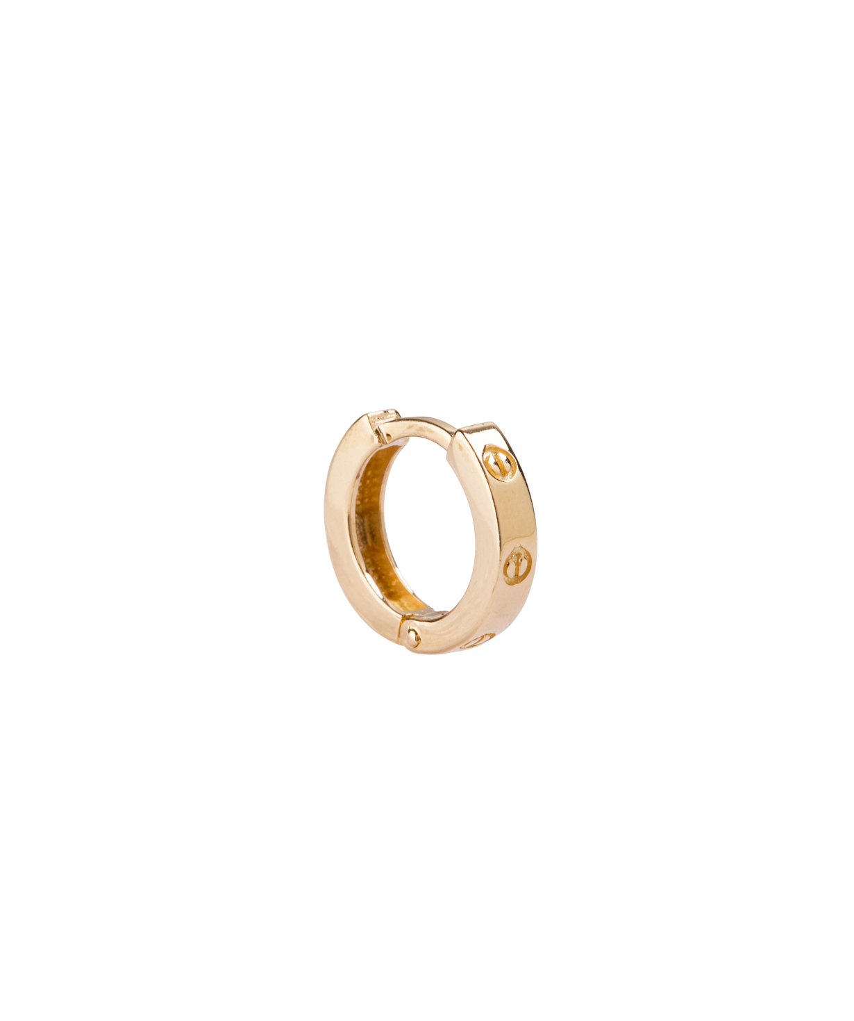 Earrings ''Less is more'' gold №108