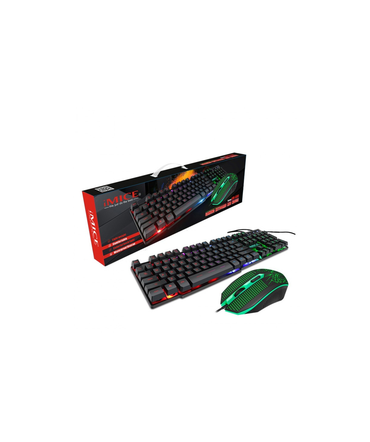 Клавиатура и мышь `iMICE` игровая KM-680