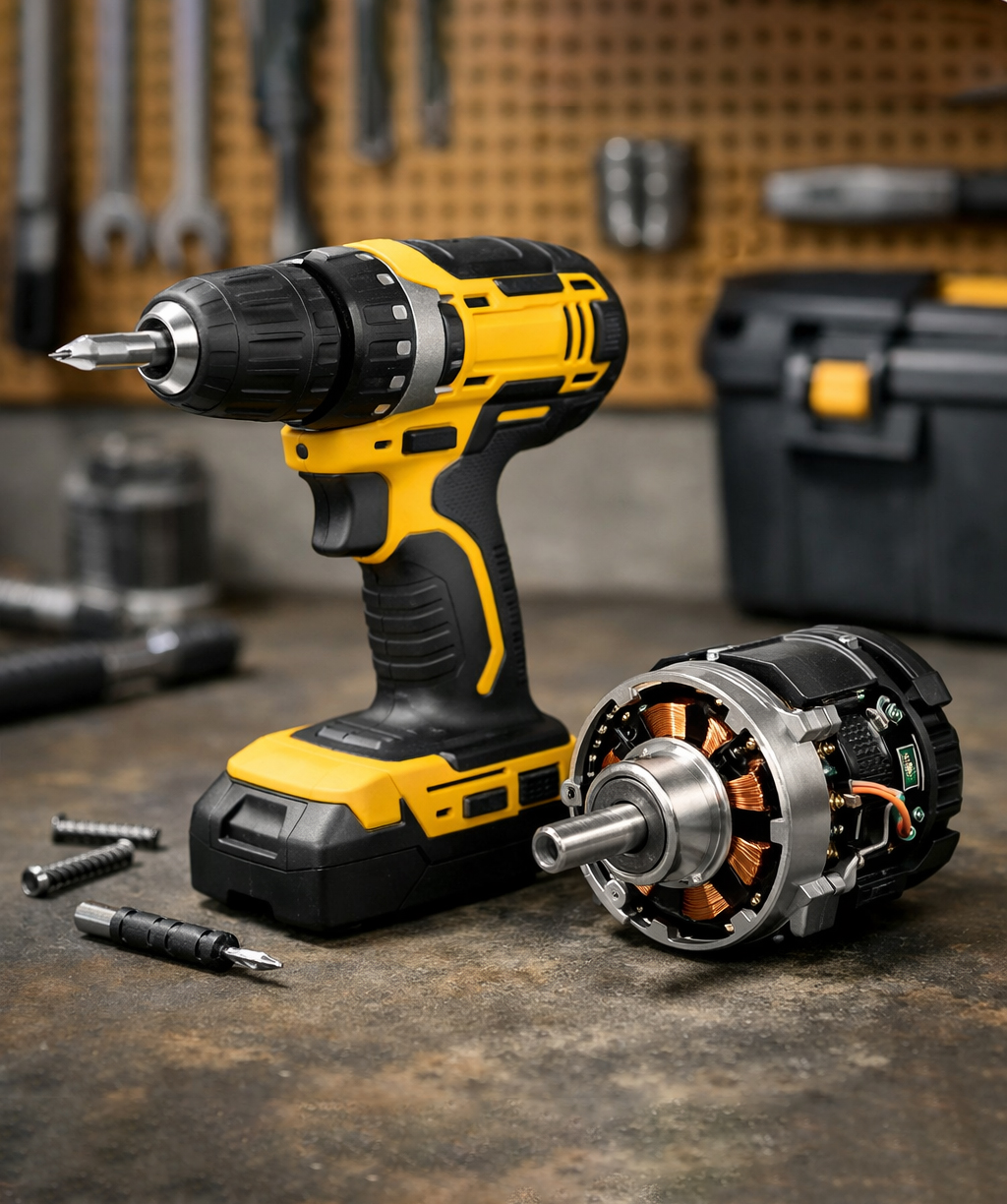 Repairing a screwdriver motor