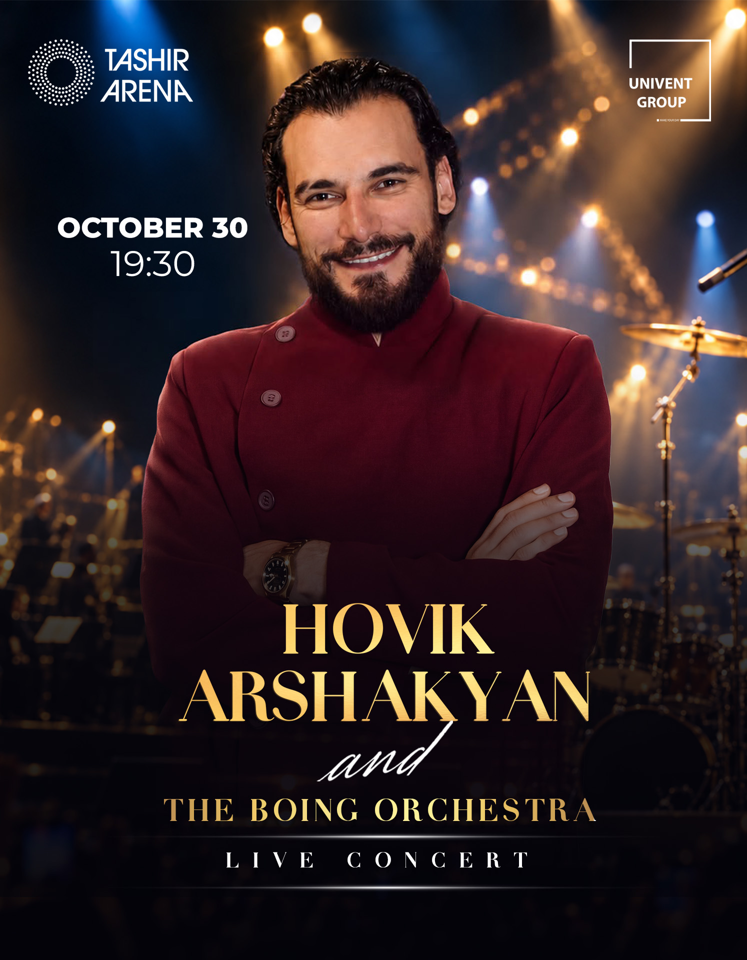 Hovik Arshakyan and The Boing Orchestra, 2026-10-30 19:30:00, Tashir Arena