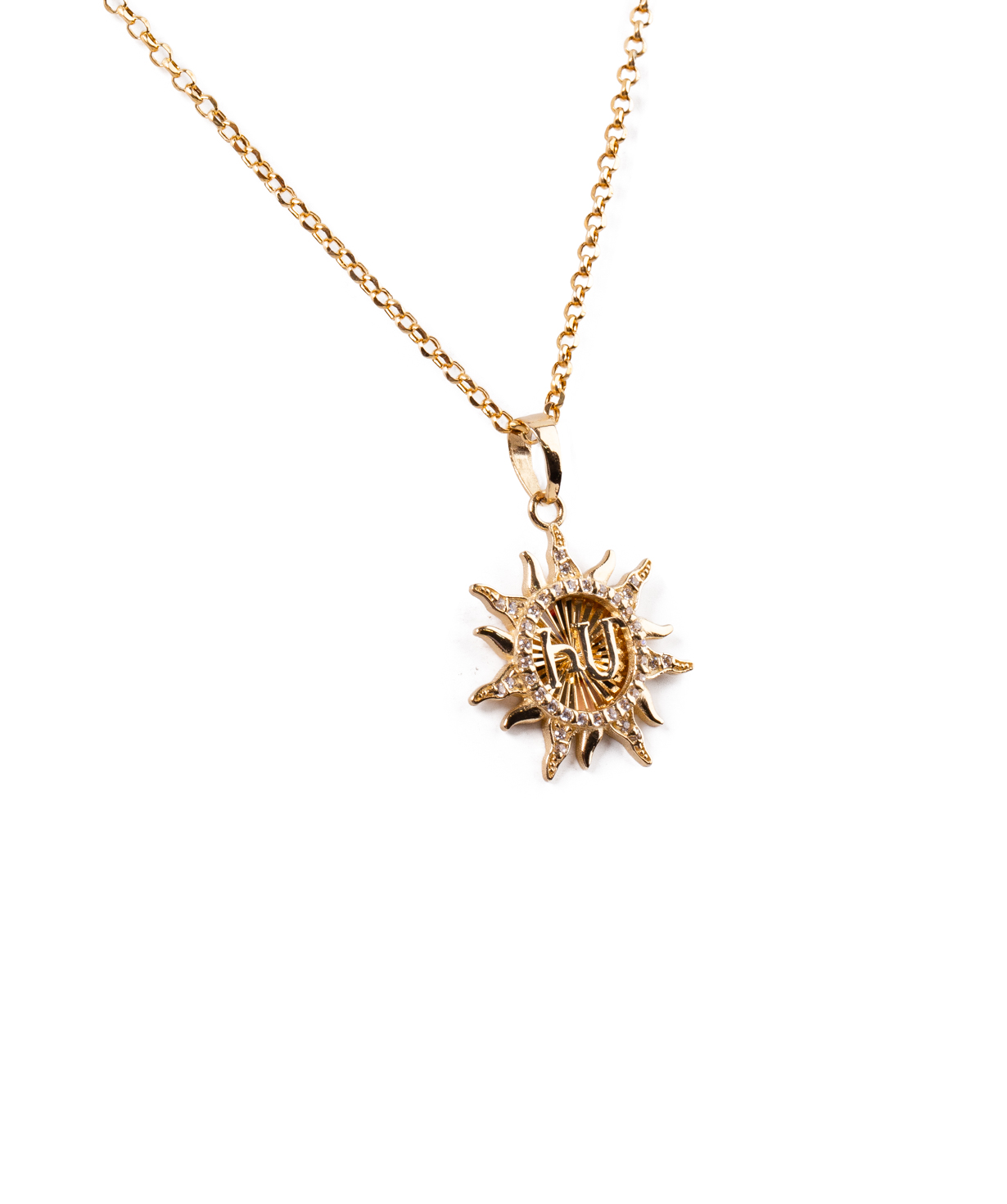 Pendant ''Less is more'' gold №111