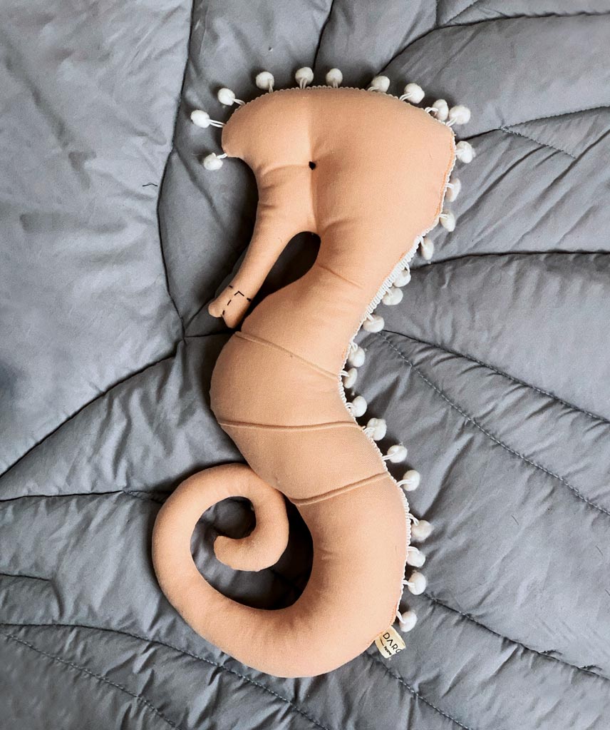 Pillow - toy `Darchin` sea horse