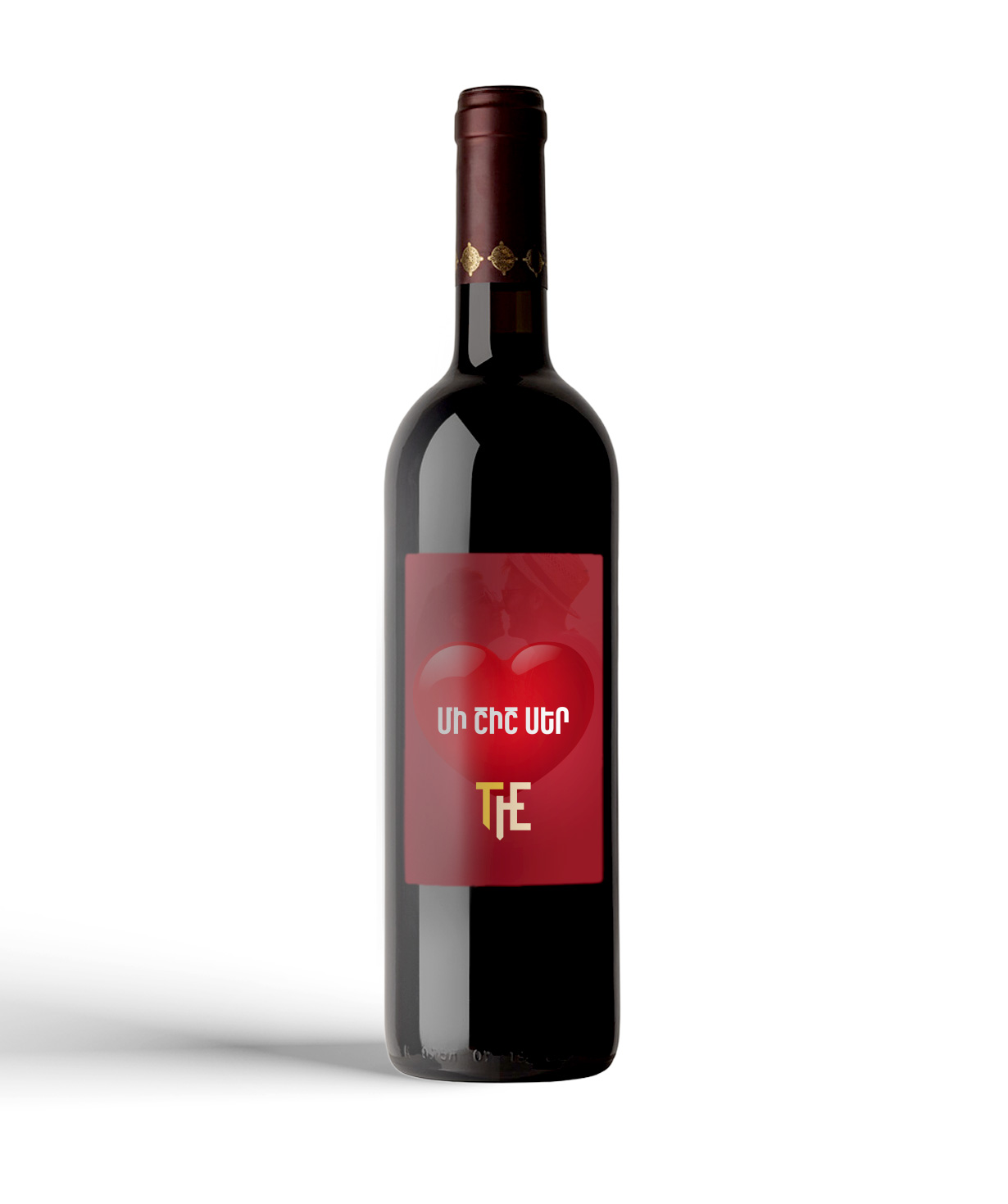 Wine `THE BOX №2 red semi-sweet 750 ml